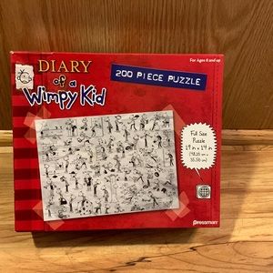 Diary of a Wimpy Kid 200 piece puzzle HARD! Ages 8+ and all pieces are in box